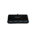 StarTech - Concentrateur USB 3.0, 4 ports, USB-C à 4 x USB-A (HB30C4AB)-Léger et compact, facilitant le transport