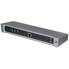 StarTech - Station d’accueil triple moniteur 4K USB-C avec 5 ports USB 3.0 (DK30CH2DEP)-Connectez vos périphériques USB grâce à 5 ports USB 3,0 - 1x USB-C et 4x USB-A (dont 1x Fast-Charge)