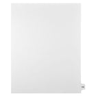 Mark Maker – Onglets séparateurs juridiques blancs, 1/15 onglets, format lettre, sans trous, numéro 150, 25/paquet-Onglets séparateurs blancs, 1/15 onglets