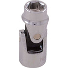 Gray Tools – Douille cardan, 6 pans, à prise 10 mm x 3/8 po, fini chromé-Taille : 10 mm