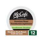Capsules K-Cup de café de qualité supérieure McCafé - torréfaction mi-foncée - déca - paquet de 12-Goût : savourez le goût de McCafé dans le confort de votre foyer Le café de torréfaction supérieure McCafé a un arôme riche, un corps velouté et une finale franche