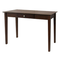 Winsome – Table console Rochester avec tiroir, style shaker, fini noyer antique-Magnifique table console/d’entrée simple avec un tiroir. De style shaker au fini noyer antique. Assemblage nécessaire.