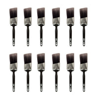 CTG Brands – Pinceau de qualité professionnelle, 2 po x 11 po, noir, paq./12-Emballage : Inclut 12 pièces