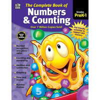 Livre numérique : Carson-Dellosa - Complete Book of Numbers & Counting, 704933-EB, prématernelle à 1re année-Vous recevrez deux courriels : le premier confirmant la totalité de votre commande et le second comportant un lien de téléchargement. Vous pourrez utiliser le lien de téléchargement immédiatement ou plus tard, comme vous le voulez.