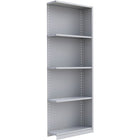 Metalware – Étagère enclenchable RK430, 5 tablettes, 36 x 12 x 100 po, gris pâle-Système de tablettes ajustables offrant un espace de rangement solide, mais économique qui convient à vos besoins