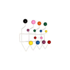 Plata Import – Crochets à boules Hang It All, fini multicolore (CH-02-COLOR)-Pièce : Chambre, placard, chambre d’enfant