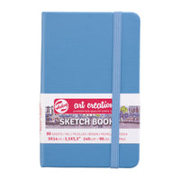 Talens Art Creation - Carnet de croquis - 3,5 po x 5,5 po - Bleu pâle - 80 feuilles-Carnet de croquis relié Blue pâle comprend du papier ivoire de qualité artiste