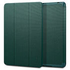 Spigen - Etui Urban Fit Folio pour iPad (7e, 8e, & 9e generation) de 10,2 po - vert minuit-Son tissu bicolore et son toucher en silicone apportent un confort et une prise en main au quotidien