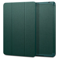 Spigen - Etui Urban Fit Folio pour iPad (7e, 8e, & 9e generation) de 10,2 po - vert minuit-Son tissu bicolore et son toucher en silicone apportent un confort et une prise en main au quotidien