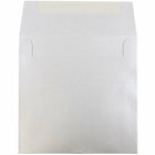 JAM Paper Enveloppes Stardream à fini métallisé, 8,5 x 8,5 po, argenté, 250/paquet-Intérieur vierge où écrire un mot personnalisé