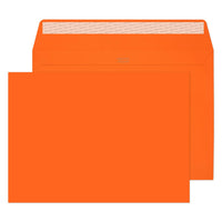 Blake - Enveloppes d'invitation orange brillante de couleur creative - 9 po l x 12 3/4 po L - citrouille orange - Paquet de 10-Citrouille Orange