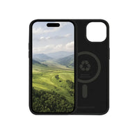 Dbramante1928 - Monaco MagSafe pour iPhone 15 Pro - Noir-Monaco est une étui en silicone fabriquée à partir de silicone recyclé et de matériaux plastiques recyclés, dotée d'une conception de protection contre les chocs à 3 couches et d'un aimant MagSafe intégré