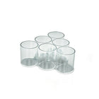 Azar Displays – Support triangulaire en acrylique 6 tasses (225594)-Fabriqué en acrylique