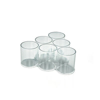 Azar Displays – Support triangulaire en acrylique 6 tasses (225594)-Fabriqué en acrylique