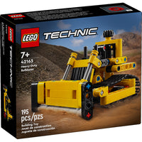LEGO - Technic Bulldozer robuste - 195 Pièces-Comprend des pistes mobiles pour que les enfants puissent s'amuser en poussant le bulldozer
