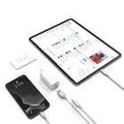 Adam Elements Chargeur OMNIA X6 A Ultra Compact Double Port USB-C et USB-A PD 65W - Blanc-Compatible avec tous les périphériques USB