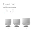 ShoppingAll - Support ergonomique pour ordinateur portable avec base pivotante à 360° Argent-8