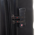 Air Canada - Valise de cabine rigide à roulettes pivotantes de 20 po Eerie Collection - Noir-Poignées pratiques sur le dessus et sur les côtés pour une manipulation facile