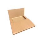 Abbey - Boîtes d'expédition à pliage facile - 12-1/2 x 12-1/2 x 1 po - kraft - paquet de 100-Quantité : 100 boîtes par lot