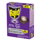 Raid - Detecteur et piège pour punaises des lits, Paquet de 8-À utiliser à l'interieur dans les zones de sommeil pour detecter rapidement les punaises de lit