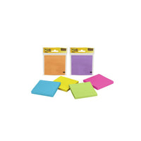 Post-it - Feuillets super collants, 4 po x 4 po-Les feuillets super collants collent mieux des autres feuillets
