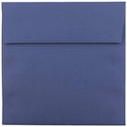 JAM Paper Enveloppes carrées de 6,5 x 6,5 po, bleu présidentiel, 25/paquet (263917218)-Enveloppes carrées pour invitation