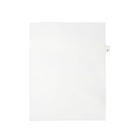 Mark Maker – Onglets séparateurs juridiques blancs, 1/26 onglets, format lettre, sans trous, lettre G, 25/paquet-Onglets séparateurs blancs, 1/26 onglets