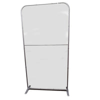 Écran de protection ArtSoft Protable, système de tubes de 1" avec feuille de plastique transparent - 48 x 93 x 15po-Feuille de plastique PETG .020"