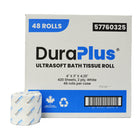 DuraPlus - papier hygiénique 2 plis - blanc - Paquet de 48-Gaufrage décoratif et emballage individuel