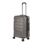 Nicci - 24" Valise de taille moyenne  Deco - Gris-Doublure 100% polyester
