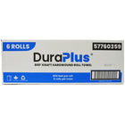 DuraPlus - Essuie-tout - Kraft - 800' - Paquet de 6-Noyau universel conçu pour s'adapter pratiquement à toutes les tailles de distributeurs