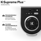 Keurig K-Supreme Plus - Cafetière une tasse à la fois pour capsule K-Cup  avec et technologie MultiJet et acier inoxydable - Argent-Plusieurs formats d'infusion : Infusez une tasse de 118, 177, 237, 296 ou 355 ml (4, 6, 8, 10 ou 12 oz)