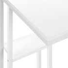 Monarch Specialties - 3676 Table D'Appoint - 25 po H/Blanc/Metal Blanc-10