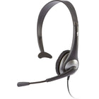 Cyber Acoustics - Casque d'écoute Mono AC-104 avec microphone-Casque d'écoute mono, suppression de bruit, à porter sur la tête