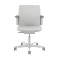 Humanscale Path - Chaise de travail - Cadre gris/Vapor Ecoknit-En appliquant les lois de la physique, notre mécanisme de gravité ajuste automatiquement le support d'inclinaison à chaque utilisateur, aucun levier ou bouton encombrant n'est nécessaire