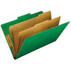 Chemises de classement Pendaflex – 2 séparateurs – attaches de 2 po – Format légal – Vert foncé-L’intercalaire intérieur permet de subdiviser vos documents à l’intérieur des dossiers