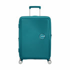 American Tourister - Curio Spinner Moyen - Vert Jade-Les roues jumelées Spinner facilitent la navigation dans les allées étroites des avions, ainsi que sur une variété de surfaces