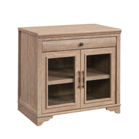 Sauder - 431439 La Collection Rollingwood Base de bibliothèque - Finition Brushed Oak-Dessus durable de 1 po. d'épaisseur.
