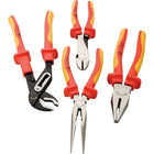 Dynamic Tools – Pinces à poignées isolantes, ensemble de 4 pièces-Comprend : pince universelle de 8 po, pince coupante diagonale de 8 po, pince à bec long de 8 po, pinces à charnière à pompe à eau de 10 po