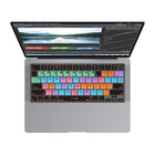 JCPal VerSkin Apple Final Cut Shortcuts Protecteur de clavier pour MacBook Pro 14"/16" (2021/2023) et MacBook Air 13"/15" (2022/2023/2024)-Plus de 90 raccourcis multi-touches à code couleur pour Apple Final Cut Pro