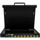 StarTech - Console KVM à montage en rack 8 ports avec 17 écrans (RKCONS1708K)-Prêt à l’emploi avec le pavé tactile et le clavier intégrés