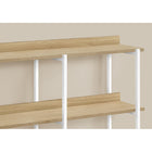 Monarch Specialties - 2222 Table D'Appoint 48 po L - Console Naturel/Metal Blanc-Assemblage requis: des instructions illustrees et tout le materiel sont fournis pour plus de commodite (des outils supplementaires peuvent être necessaires)