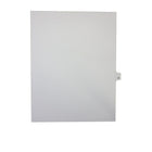 Mark Maker – Onglets séparateurs juridiques blancs, 1/26 onglets, format lettre, sans trous, lettre P 25/paquet-Onglets séparateurs blancs, 1/26 onglets