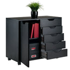 Winsome - Classeur mobile 20630 Halifax, fini noir-Assemblage requis