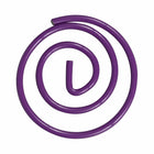 JAM PAPER - Trombones Circulaires Colores, Violet, 2 Paquets de 50-Trombones de qualite superieure fabriques à partir de fil d'acier recouvert de vinyle de haute qualite.