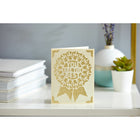 Cricut Joy  Cartes d'insert, Crème/Or Paillettes, paquet de 10-6