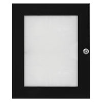 SECO - Étui de cadre d'affichage intérieur/extérieur verrouillable - 8.5 po l x 11 po H - Noir-Un boîtier verrouillable imperméable pour l'intérieur ou l'extérieur afin d'afficher des affiches, des images et des avis - peut être utilisé à l'intérieur et à l'extérieur