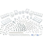 Azar - Kit d'accessoires d'organisateur de panneaux perforés de 190 pièces-Vendu en multiples de: 1