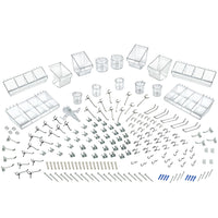 Azar - Kit d'accessoires d'organisateur de panneaux perforés de 190 pièces-Vendu en multiples de: 1