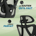 Serta - Fauteuil ergonomique en maille à haut dossier Sit Ture Ridgefield - 28 3/4 po l x 29 po P x 48 1/4 po à 52 po H - Gris-Poids: 45.44 lb
